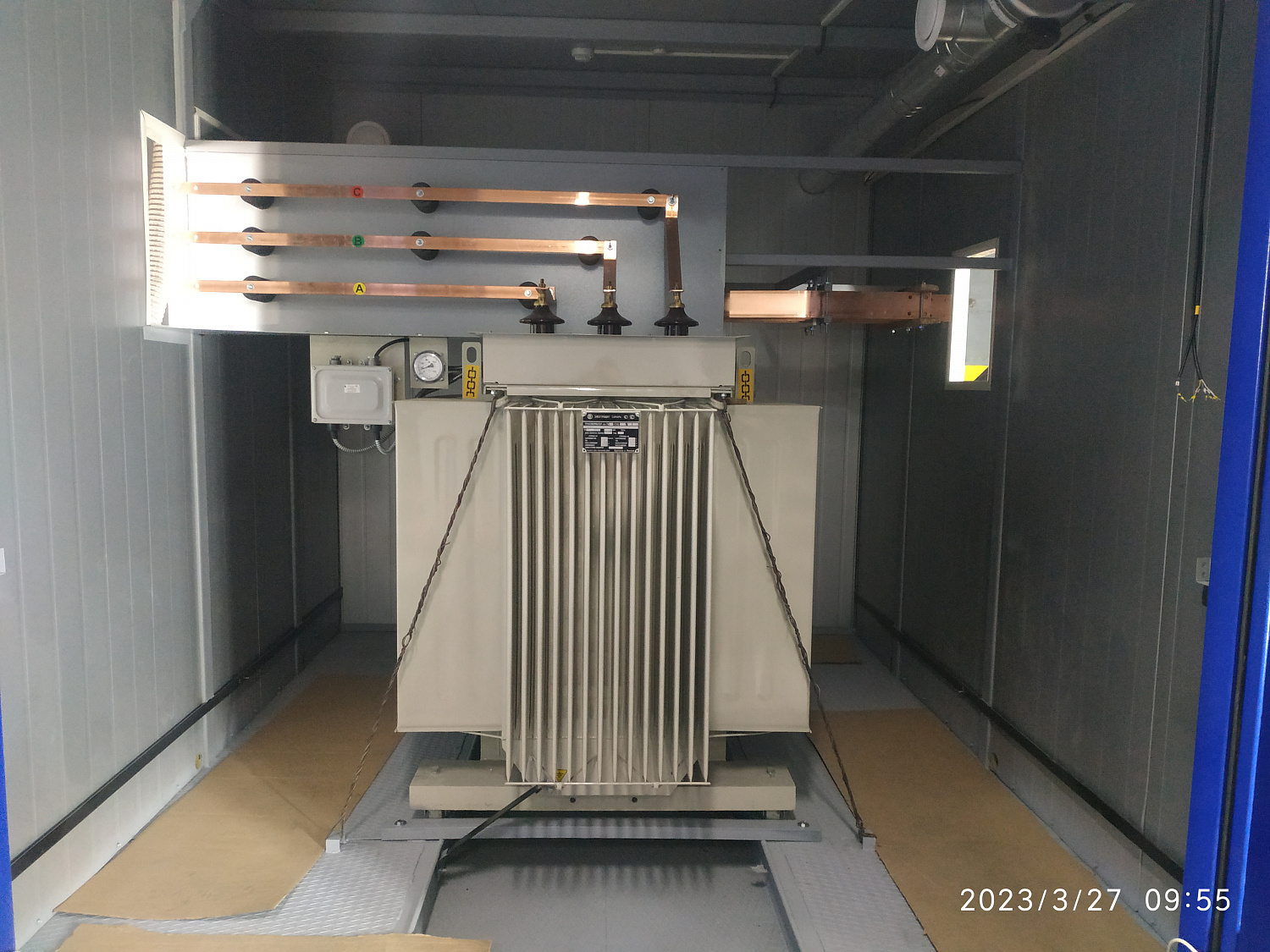 Отгрузили блочно-модульную 2КТП-П-БМ-1600-6/0,4 кВ в Нижегородскую область 